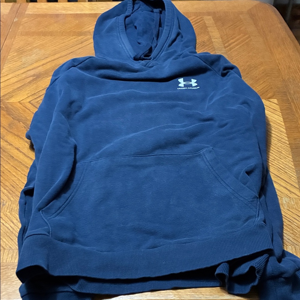 Under Armour Navy Hoodie with Logo